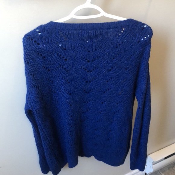 Blue knitted sweater - Picture 2 of 3